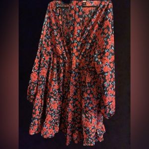 Floral knee length dress